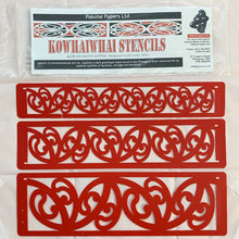 Load image into Gallery viewer, Kowhaiwhai Stencils - Mangopare with Putiki elements